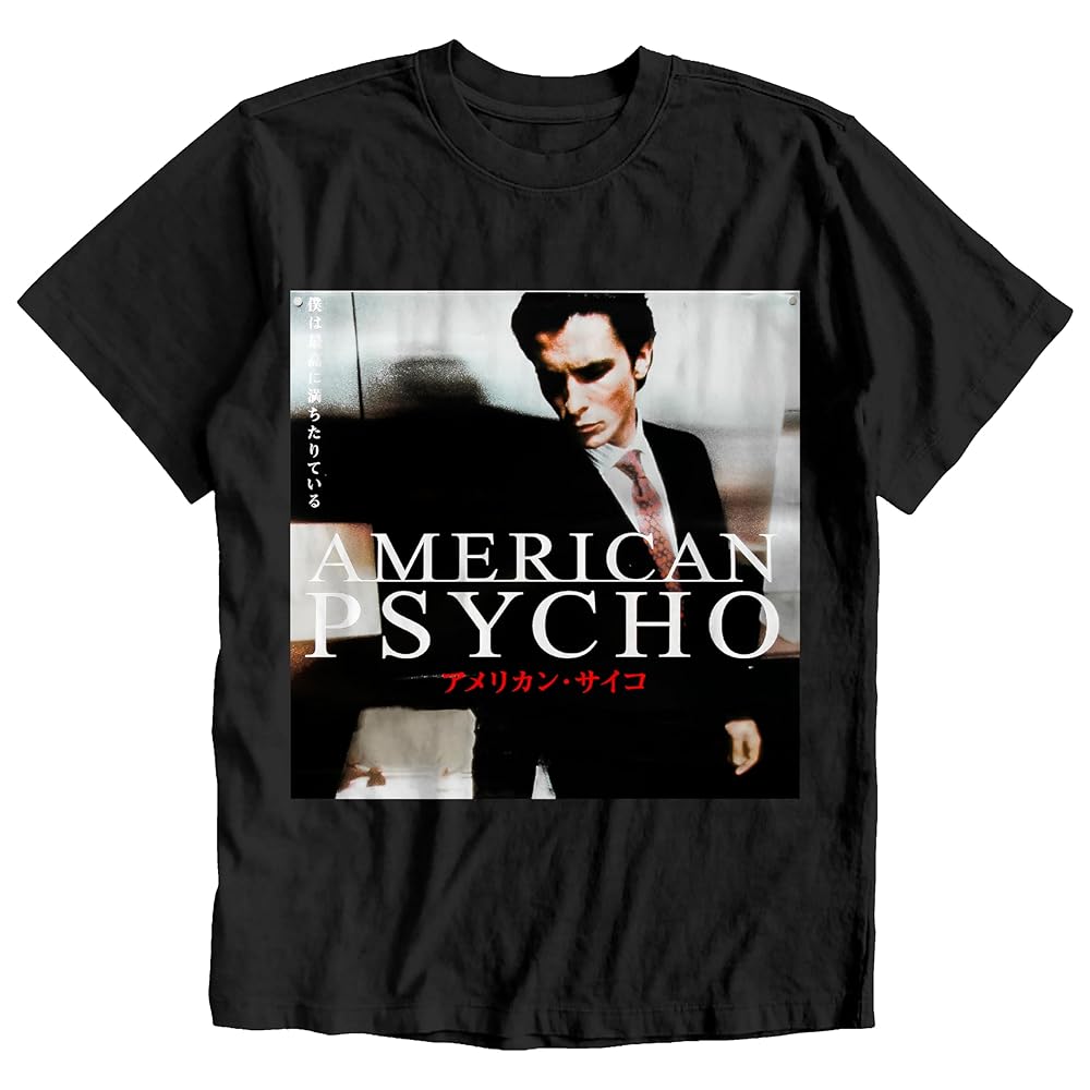 超希少 AMERICAN PSYCHO 2005 Tシャツ アメリカンサイコ WARNER BROS American Psycho Japan Movie Poster Men's and